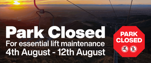 Website Home Page Banner Park Closed